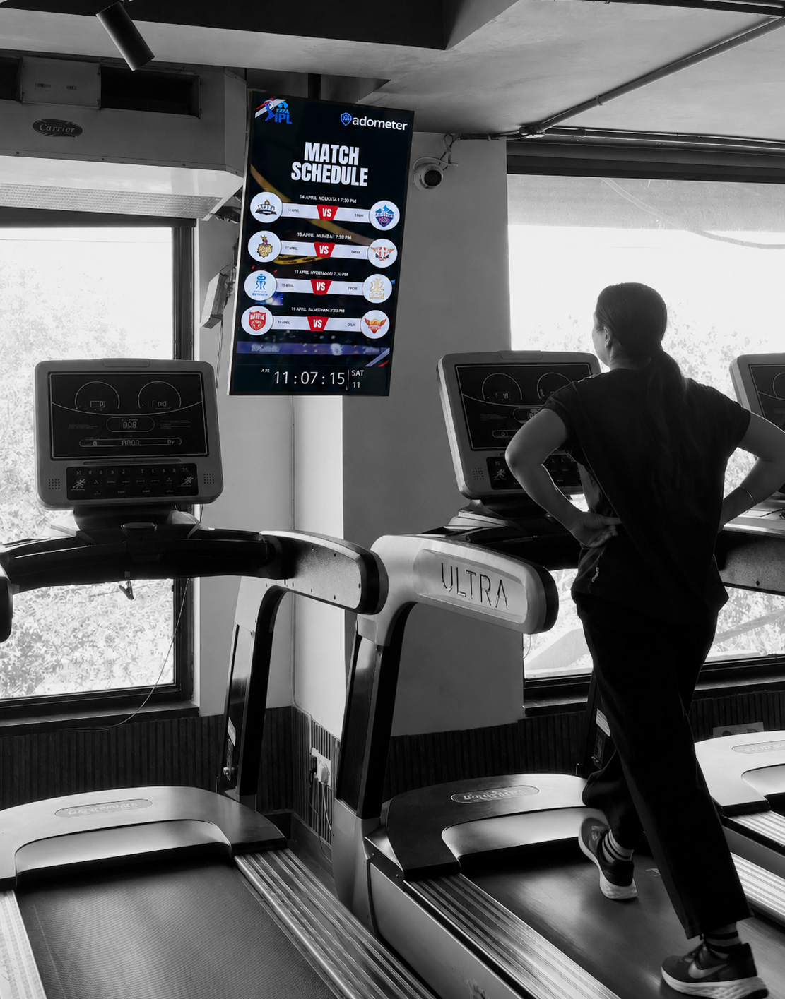 Adometer placement inside Premium Gyms